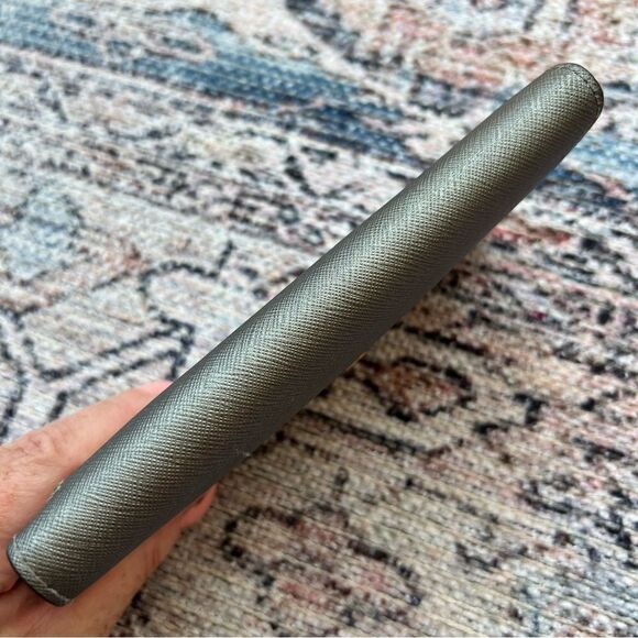 Kate Spade Newberry Lane Stacy Bifold Wallet Silver Gray Leather - Picture 7 of 11